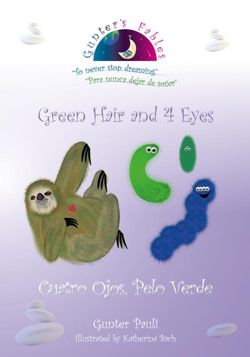 03: Green Hair and 4 Eyes | English - Spanish | Printed